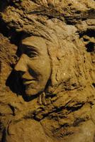 Reliefs im Tuffgestein