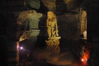 Unterirdische Gänge im Tuffgestein