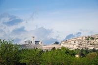 Assisi in der Abendsonne - auf der Rückfahrt von Spello