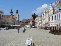Telc, Markt und Schloss