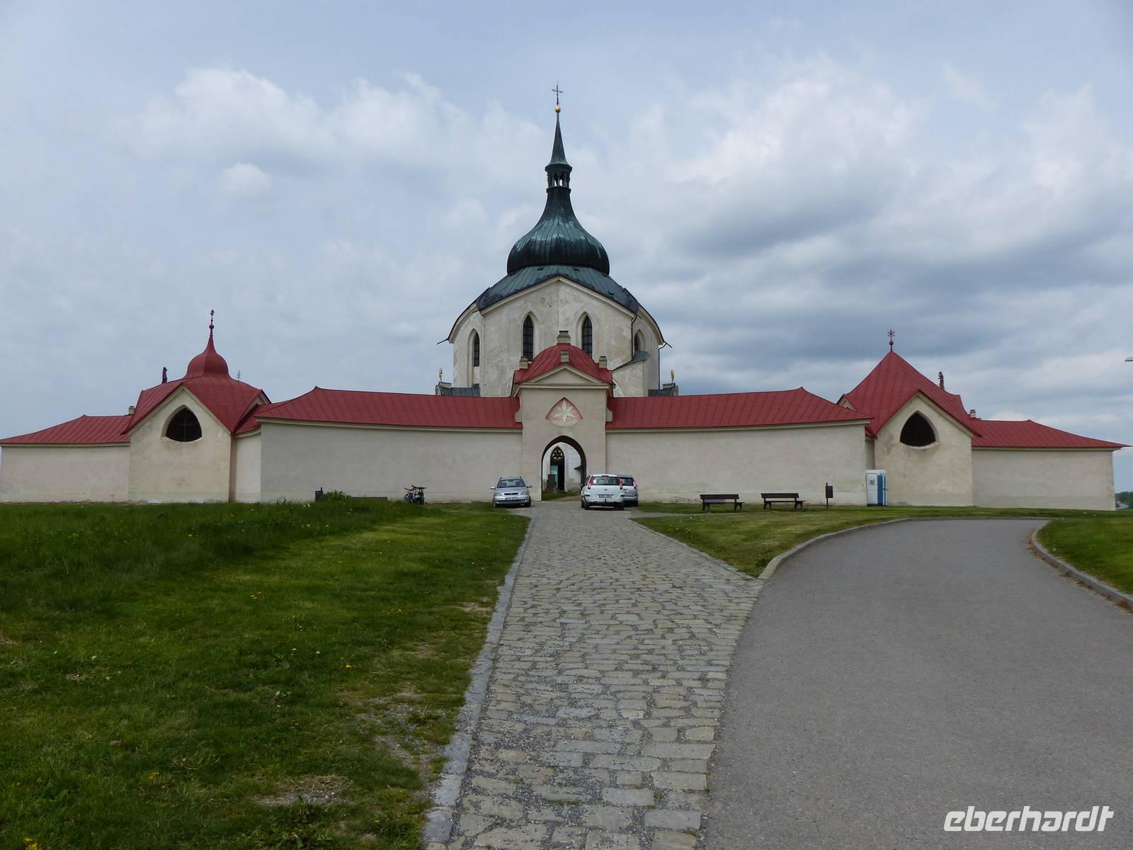 Wallfahrtskirche des heiligen Nepomuk in Zelená Hora