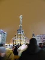 Dreifaltigkeitssäule beim Feuerwerk