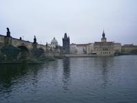 auf der Fahrt in Richtung Karlsbrücke