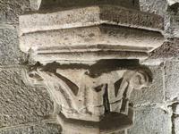 Trebis, St. Prokop romanisches Säulenkapitel