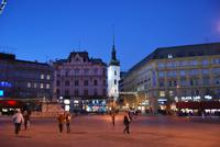 Freiheitsplatz am Abend