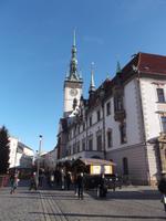 Rathaus auf dem Hauptmarkt, dem Oberring, in Olmütz