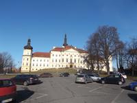 das barocke Hradisko-Kloster in Olmütz ist ein Werk des Hofbaumeisters Tencalla