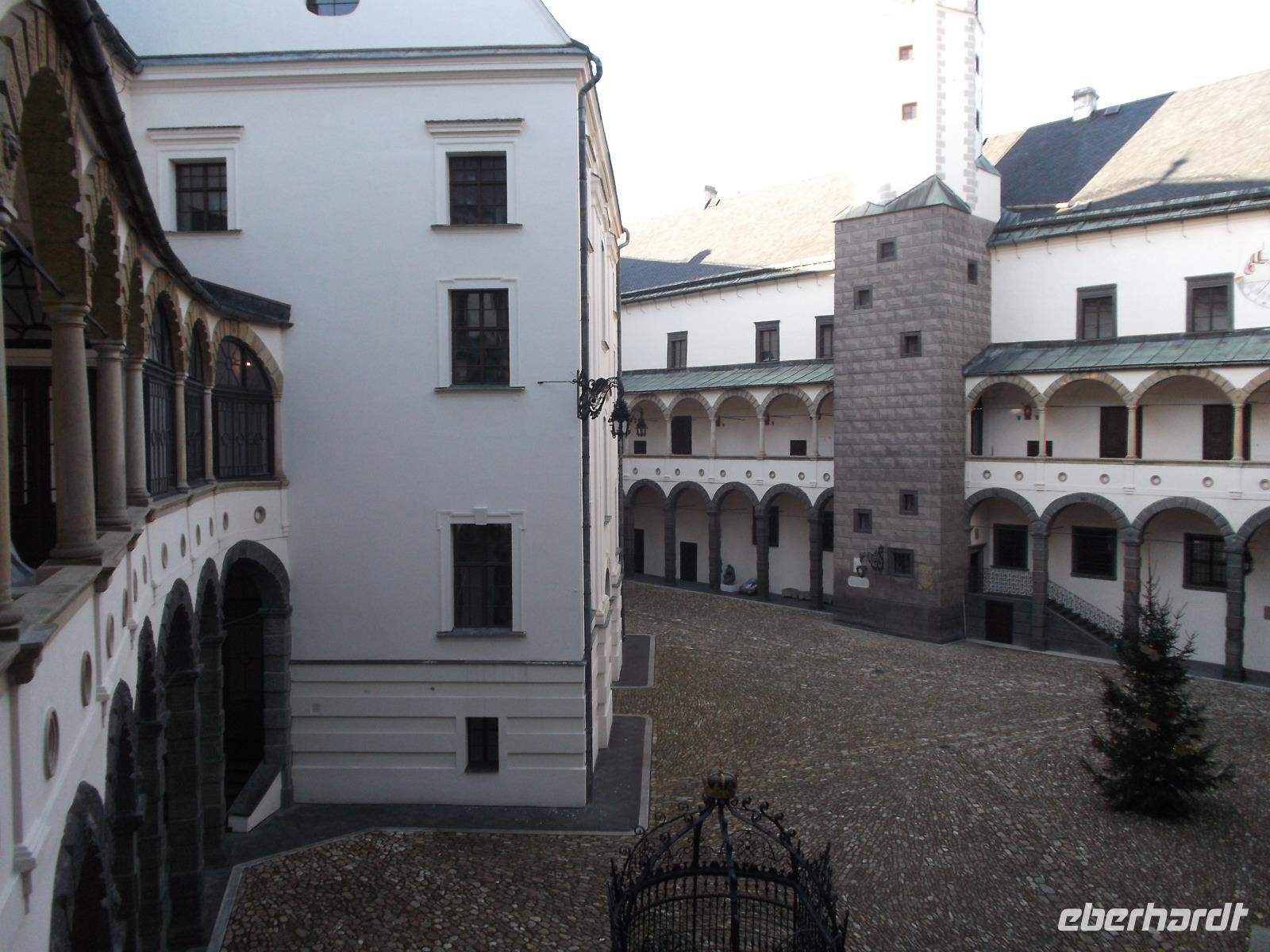 Schloss Bruntál, der Renaissance-Schlosshof