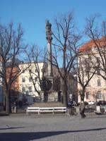 Säule auf dem großen Markt von Iglau (Jihlava)
