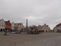 historischer Marktplatz in Telc