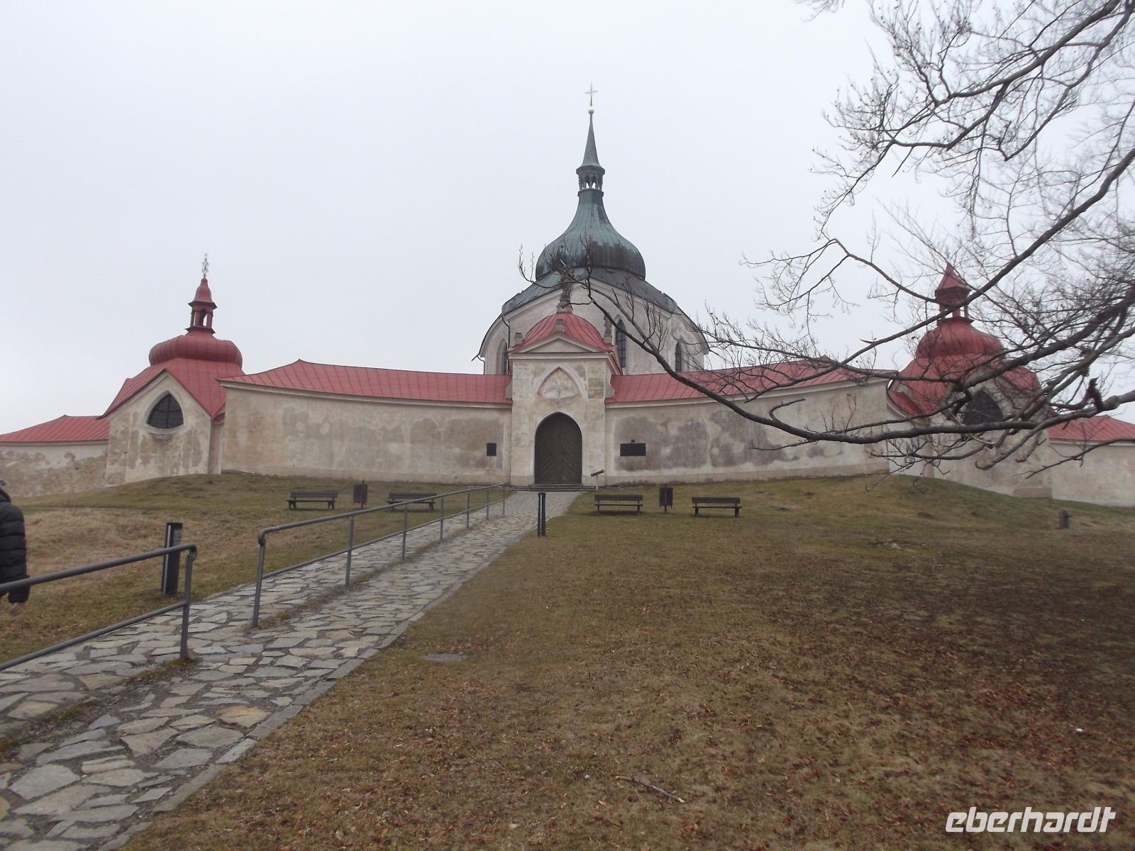 Nepomukkirche Zelena Hora bei Zdar