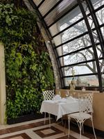 Im Aussichtsrestaurant Villa Richter