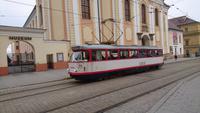 Tatra-Straßenbahnwagen in Olomouc
