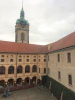 Hof des Schlosses Melnik