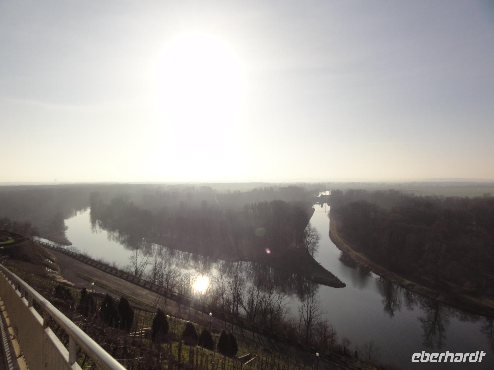 Melník Zusammenfluss von Moldau und Elbe