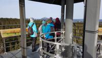 Tschechische Republik, Riesengebirge, Janske Lazne, Cerna Hora, Blick vom Aussichtsturm