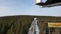 Tschechische Republik, Riesengebirge, Janske Lazne, Cerna Hora, Blick vom Aussichtsturm