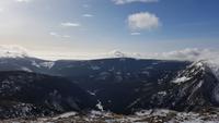Tschechische Republik, Riesengebirge, Schneekoppe, Blick in den Riesengrund