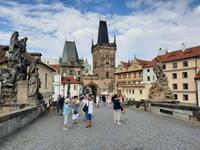 Städtereise Prag - Karlsbrücke mit Kleinseitner Brückenturm