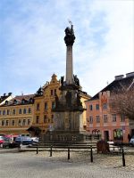 28 Markt Loket mit Dreifaltigkeistsäule