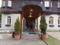 Spindlermühle, hier lassen wir uns die Jause schmecken