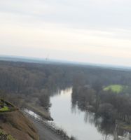 Mündung Elbe (klein) und Moldau (groß)