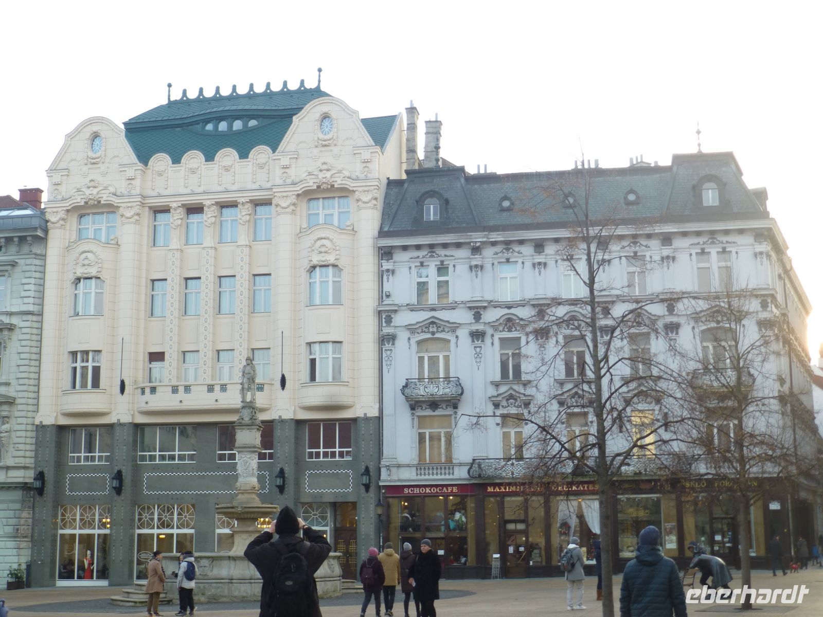 Großstadtflair auf der anderen Seite des Marktplatzes