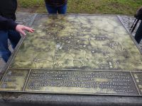 Das Schlachtfeld von Austerlitz. Die Aufstellung der Heere ist anhand dieses Modells gut nachzuvollziehen.