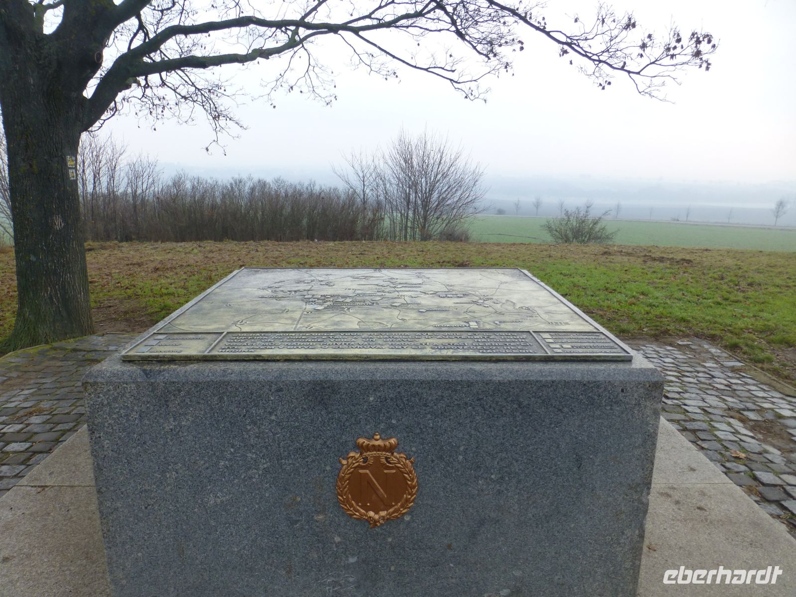 Von hier aus überblickte Napoleon das Geschehen.