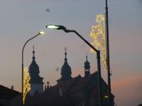 Die Stadtsilhoutte im Abendlicht …