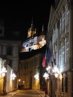 Abendstimmung auf der Kleinseite (Malá  Strana)