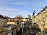 Karlsbrücke von der Seite