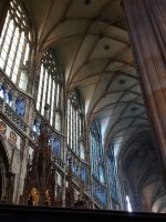 Prager Burg - im Veitsdom - Blick in die Langkirche