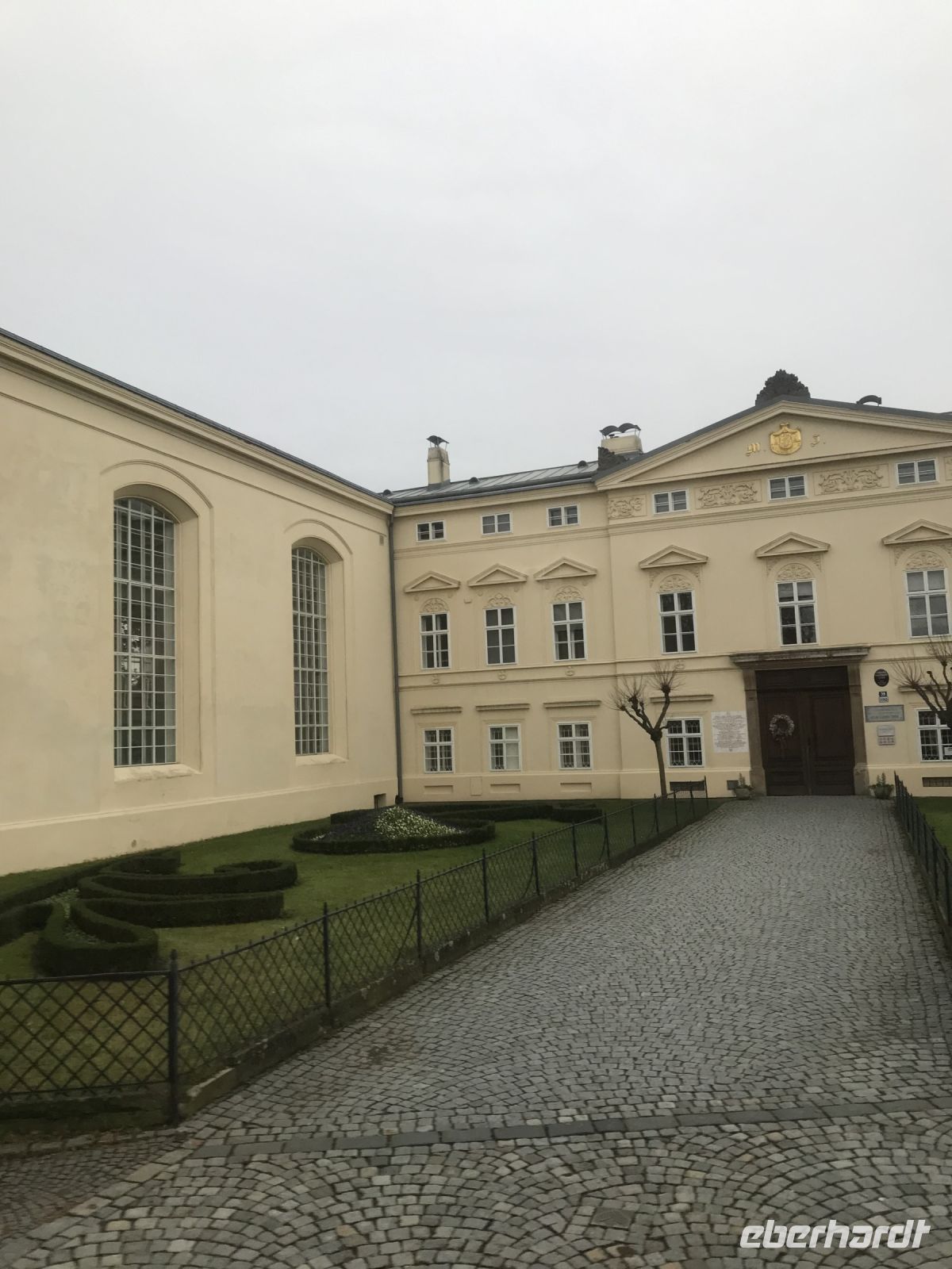 Kremsier-  Eingang zum Blumengarten