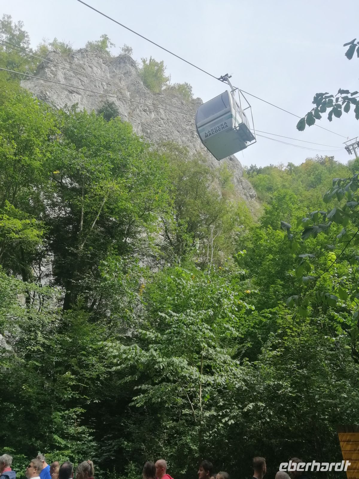 Fahrt mit der Seilbahn, Lanova Draha Macocha
