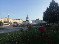 Markttag auf dem Großen Platz in Kromeríž