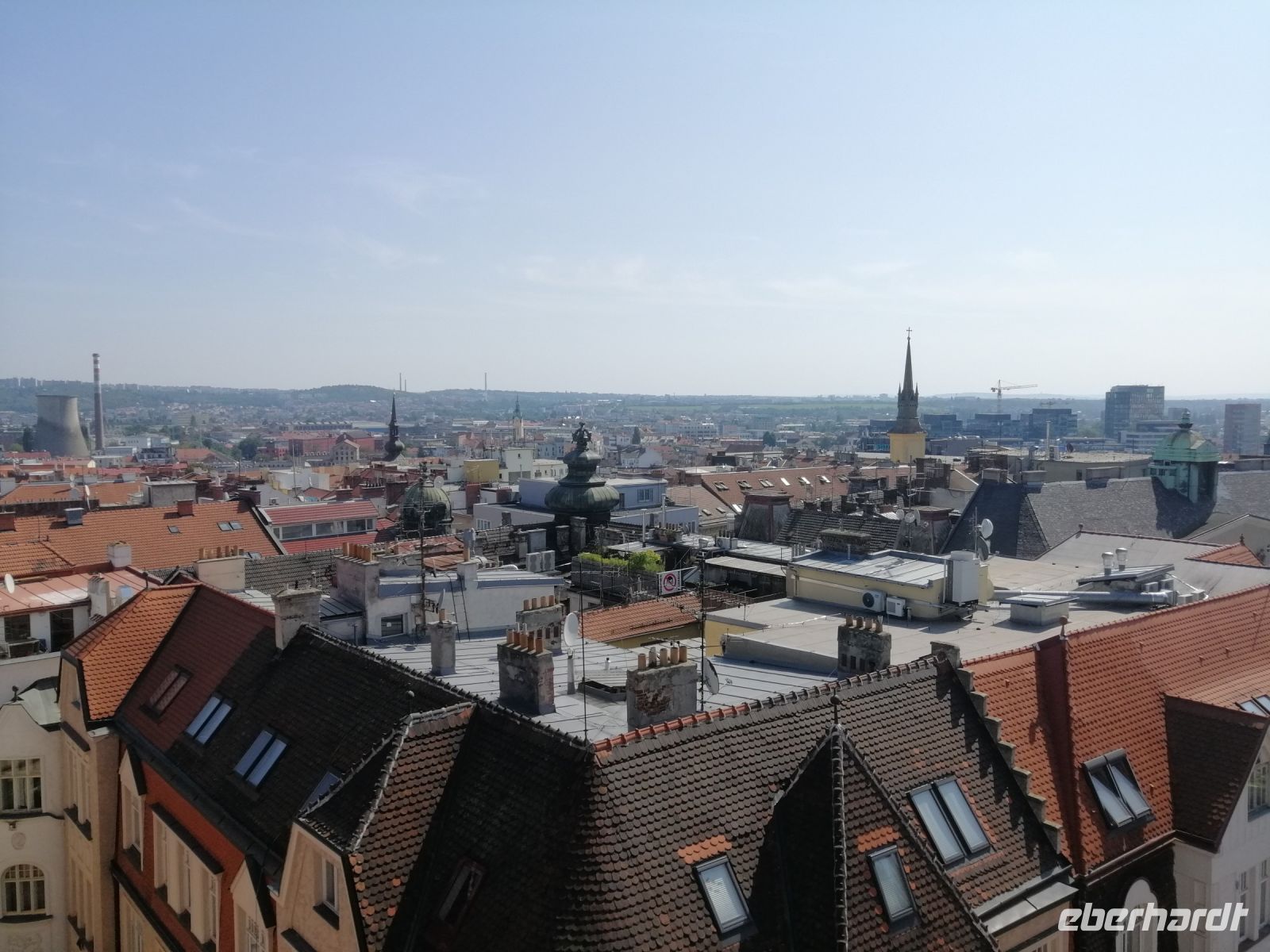 Blick auf die Stadt vom Alten Rathaus, Brünn