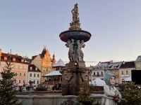 2. Tag – Abendspaziergang durch Budweis – Samsonbrunnen