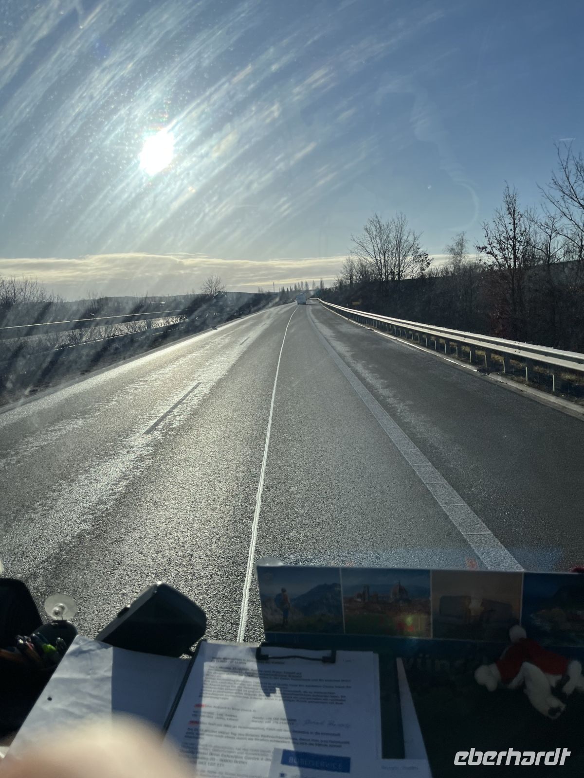 23.12.24 Anreise nach Brünn, bei herrlichem Sonnenschein