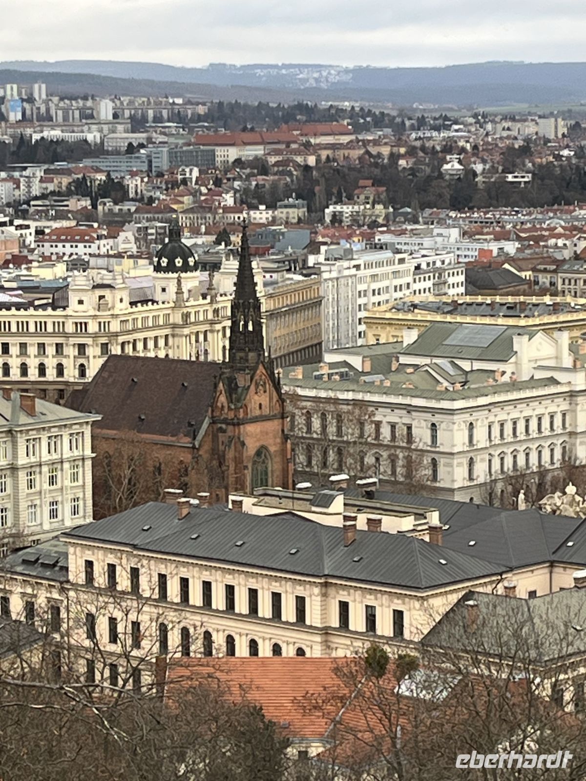 24.12.24 Stadtrundfahrt/- gang Brünn-  Festung Spielberg -Blick in die Stadt