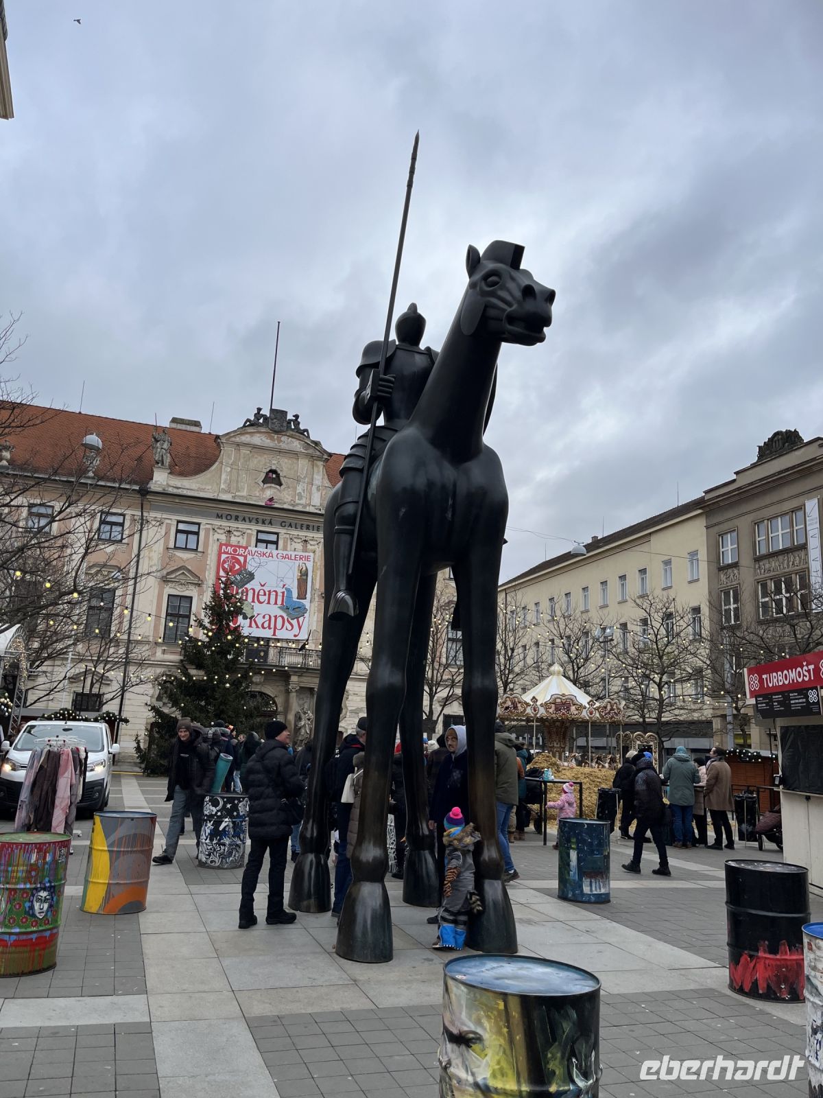 24.12.24 Stadtrundfahrt/- gang Brünn-  Markgräfler Pferd