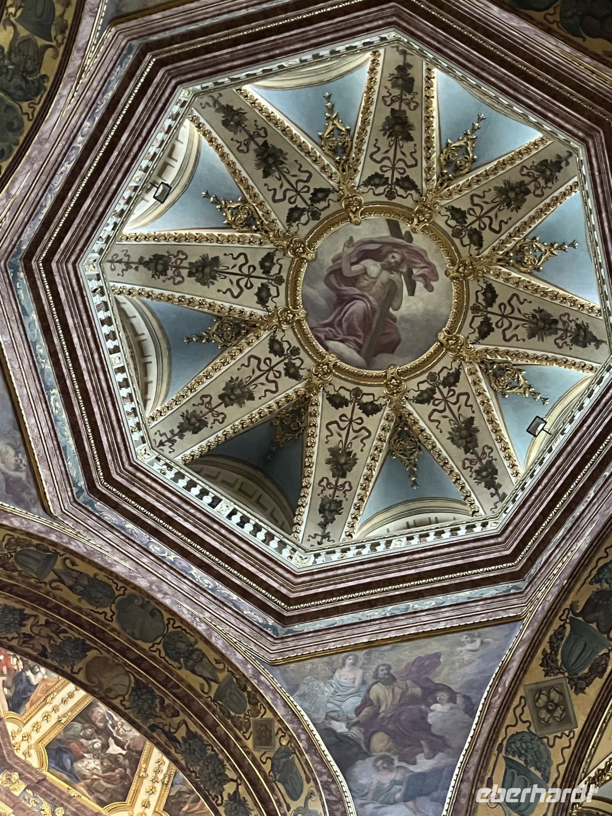 25.12.24 Stadtrundfahrt & - Gang Olmütz - Deckenmalerei in der Kirche Heiliger Michael