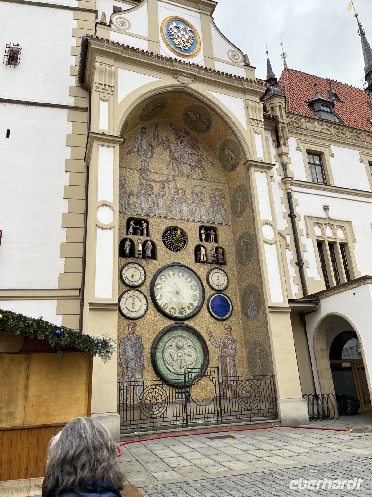 25.12.24 Stadtrundfahrt & - Gang Olmütz  Astronomische Uhr am Rathaus - Nordseite