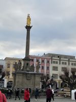 25.12.24 Stadtrundfahrt &- gang Kremsier - großer Marktplatz - Mariensäule