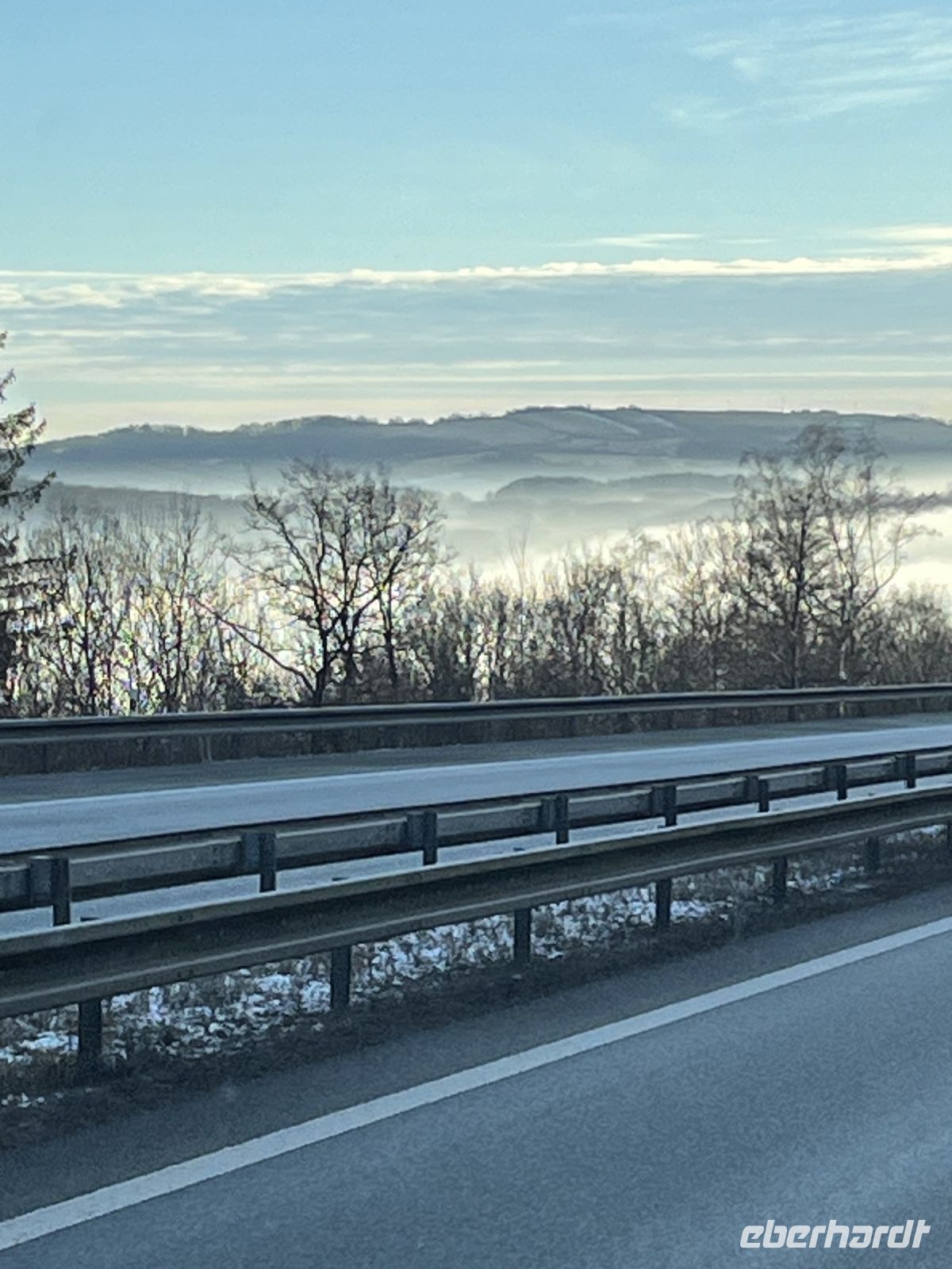28.12.24 Anreise mit Silvestergästen - Blick auf's Böhmische Mittelgebirge