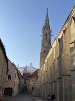 29.12.24  Bratislava -  Altstadt - Clarissine Kirche & Burg auf dem Hügel