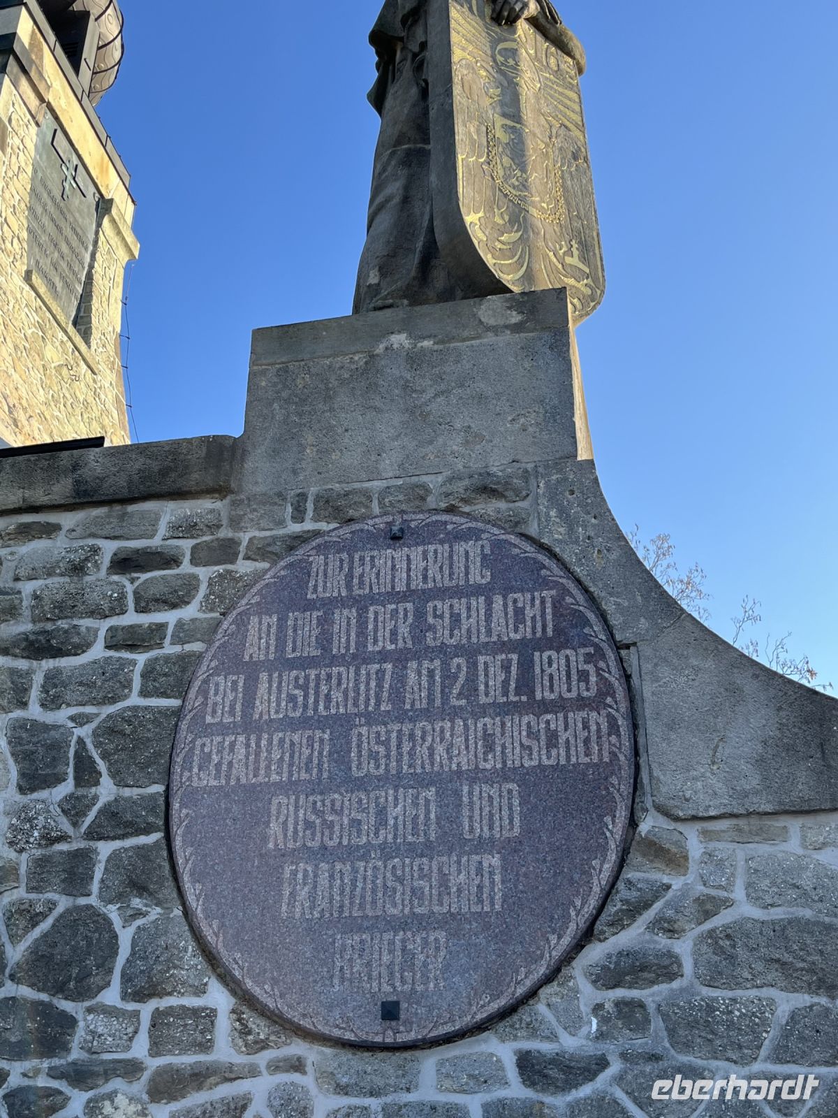 30.12.24  Austerlitz (Slavkov u Brna) - Denkmal der Gefallenen in der Nähe des Dorfes Place auf dem Place Hügel