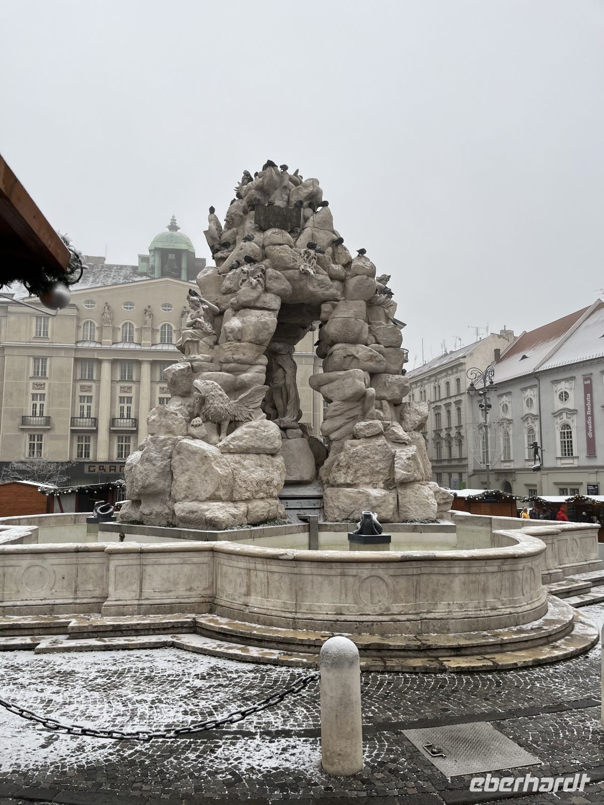 31.12.24 Stadtführung Brünn - Brunnen auf dem Krautmarkt