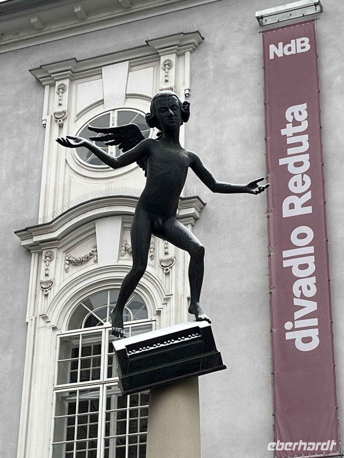 31.12.24 Stadtführung Brünn - Mozart vor dem ältesten Theater von Brünn