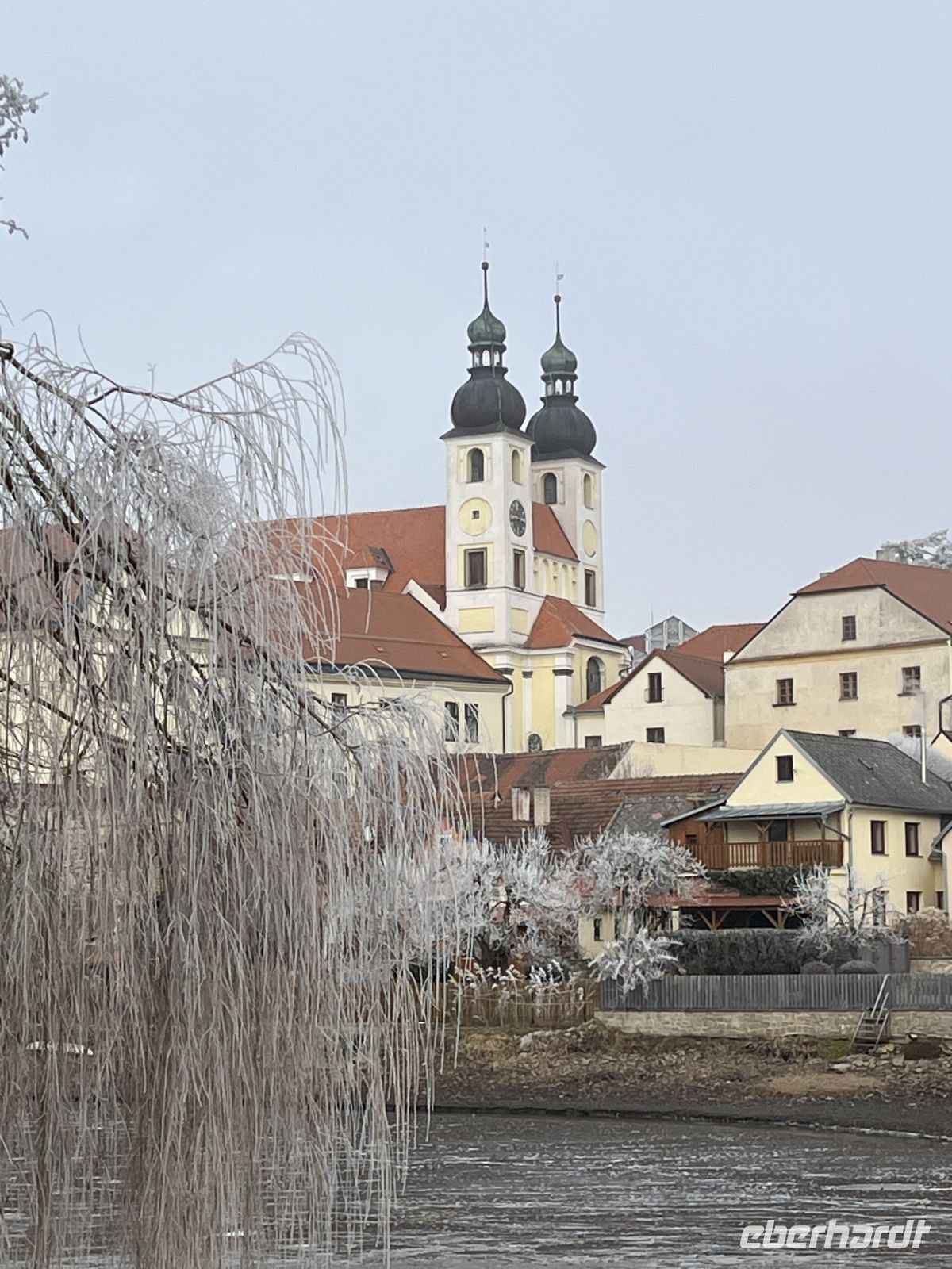 01.01.2025 Ankunft in Telc - das romantische Schloss an den Teichen
